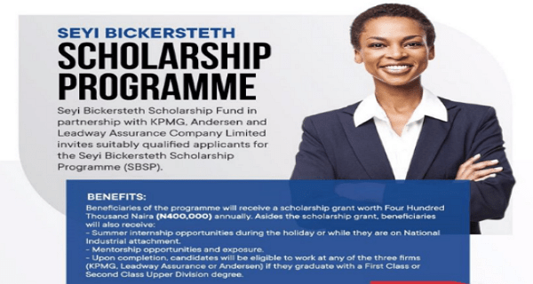 Seyi Bickersteth Scholarship